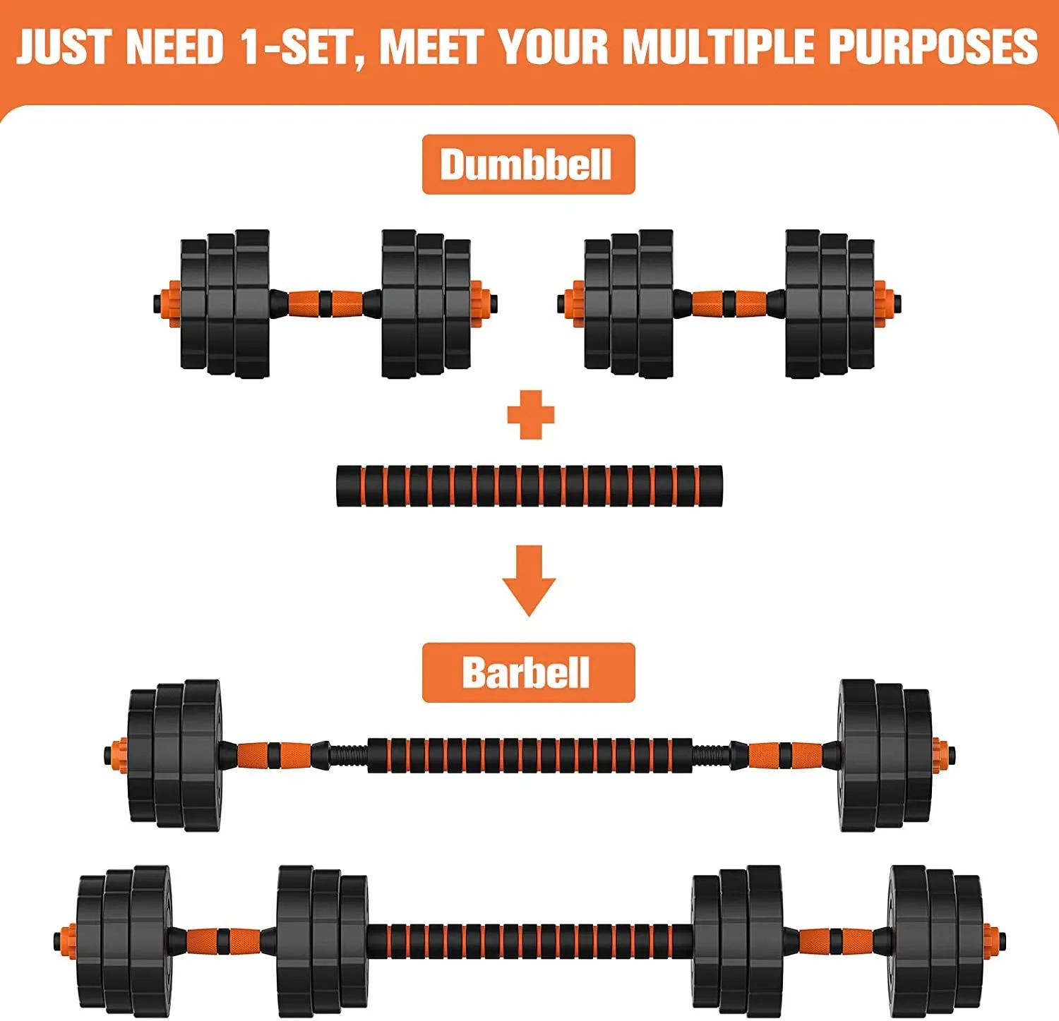 Adjustable Weights Dumbbells Set