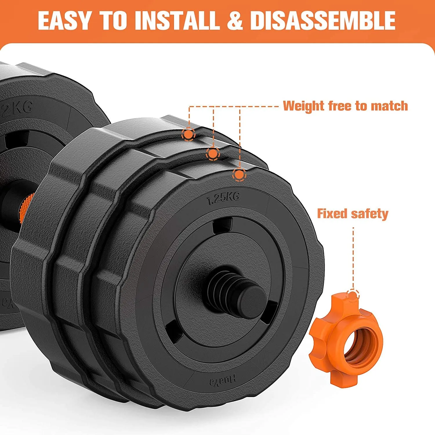 Adjustable Weights Dumbbells Set