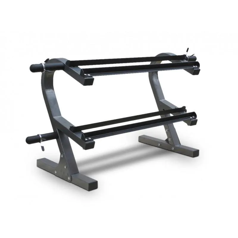 Bodyworx 7390DBR 2 Tier Dumbbell Rack , Adjustable