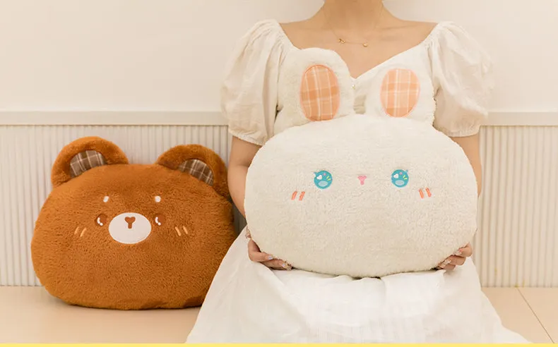 Kawaii Cartoon Bear Plush Toy Pillow