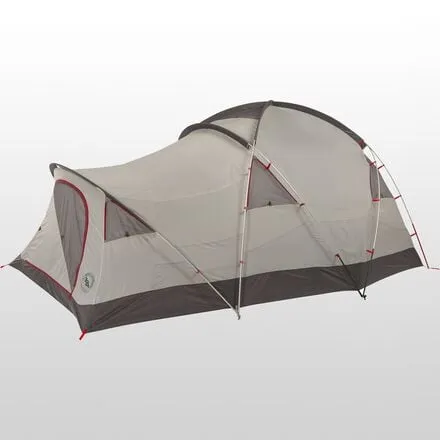 Mad House 8 Tent: 8 Persons, 4 Seasons Big Agnes, Red/Gray