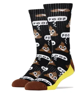 Poop Emoji Sport Socks (Men's)