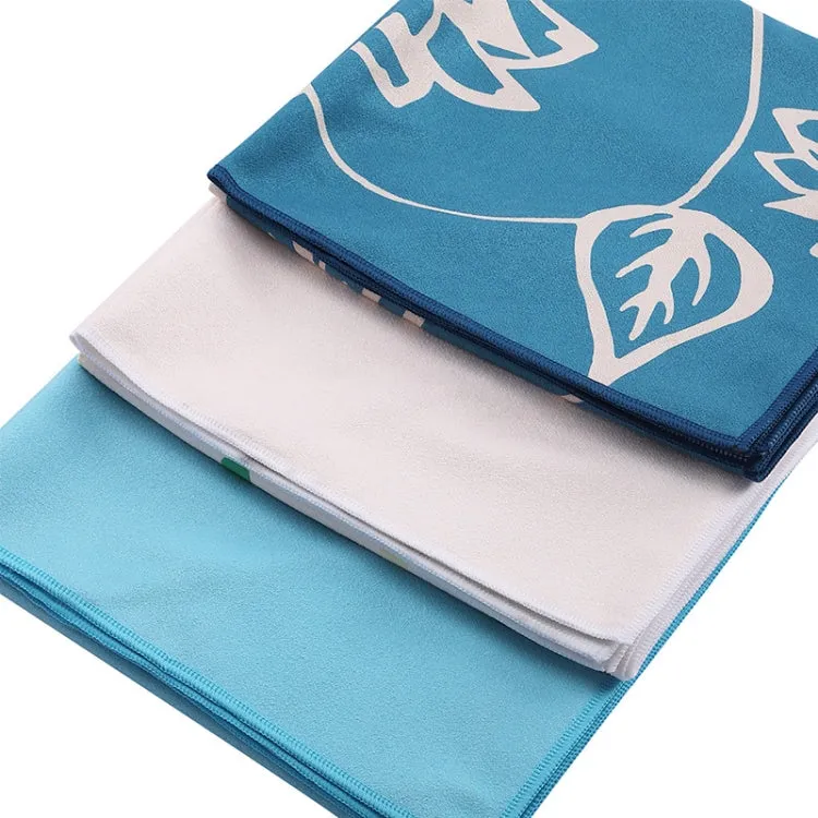 Printed Soft Yoga Mat Non-Slip Yoga Towel, Size: 185 x 65cm(Colorful Waves)