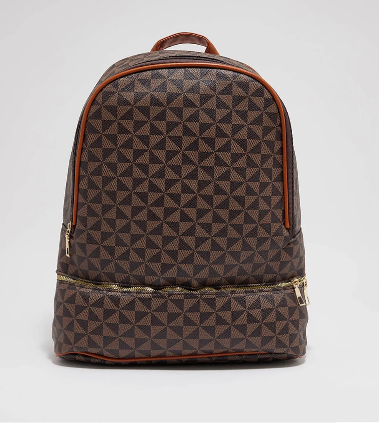Tyra printed zippered backpack