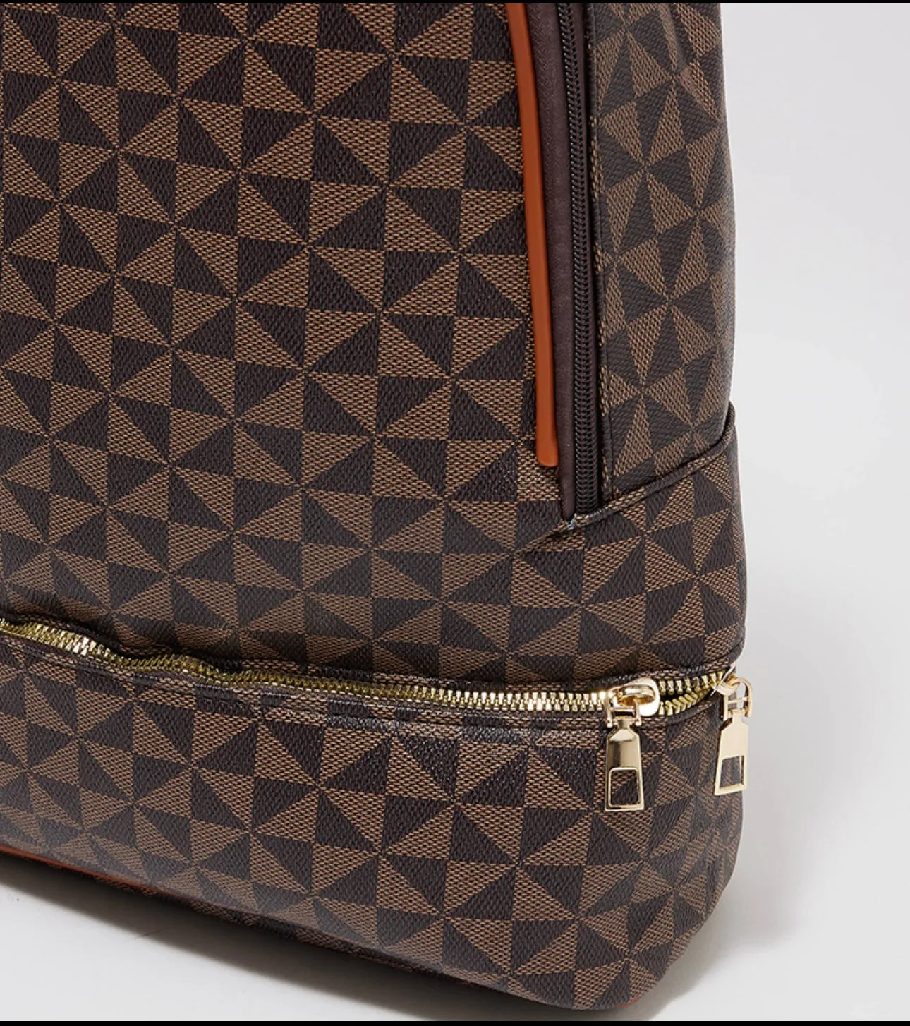 Tyra printed zippered backpack