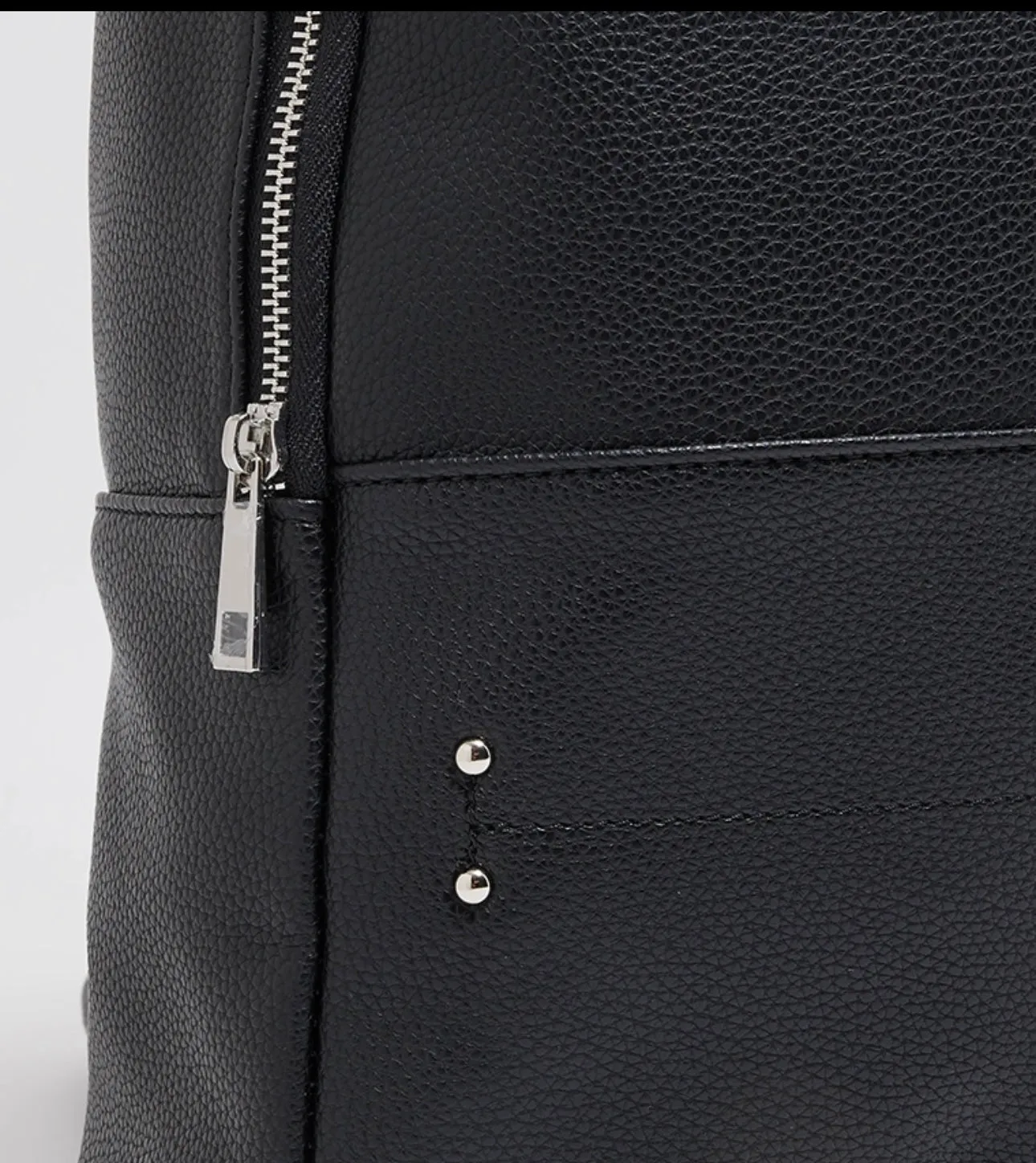Tyra Solid Zippered Backpack