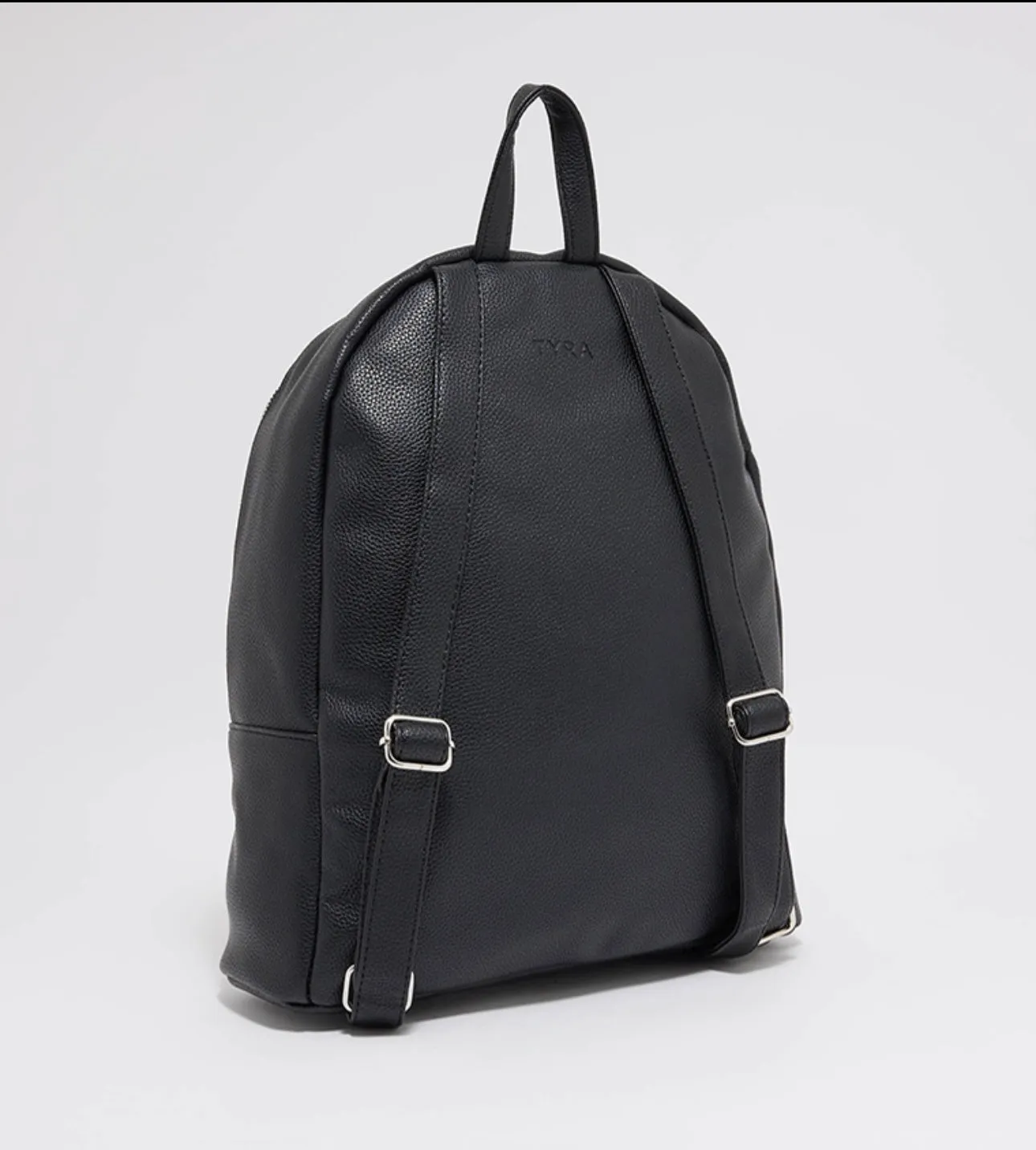 Tyra Solid Zippered Backpack