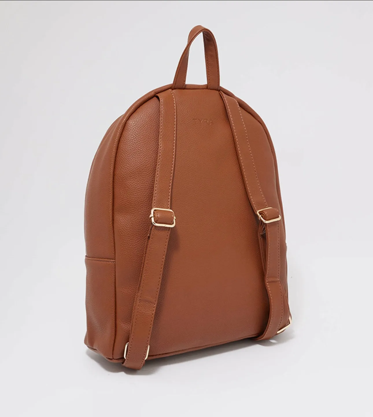 Tyra Solid Zippered Backpack