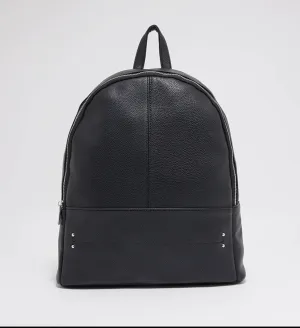 Tyra Solid Zippered Backpack
